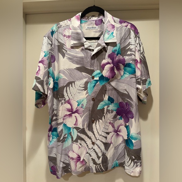 Tommy Bahama Other - Tommy Bahama Purple and Teal Floral Shirt